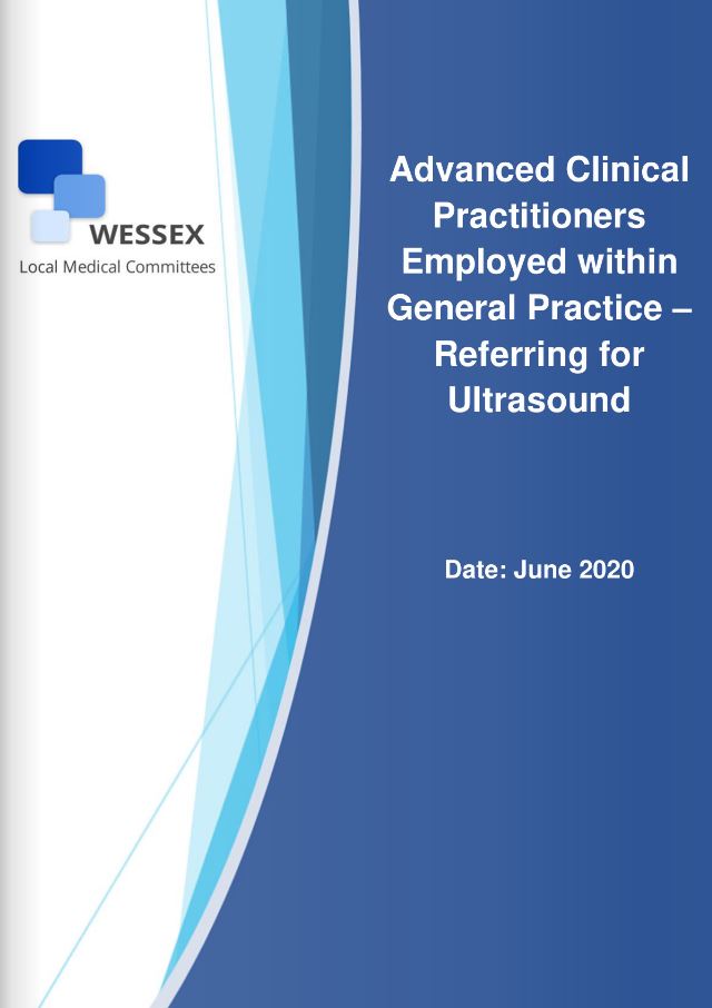 Wessex LMC guidance document referring for ultrasound